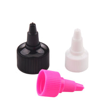 将图片加载到图库查看器，20mm 24mm 28mm custom color screw long nozzle cap plastic  twist off cap
