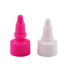 将图片加载到图库查看器，20mm 24mm 28mm custom color screw long nozzle cap plastic  twist off cap
