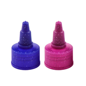 20mm 24mm 28mm custom color screw long nozzle cap plastic  twist off cap